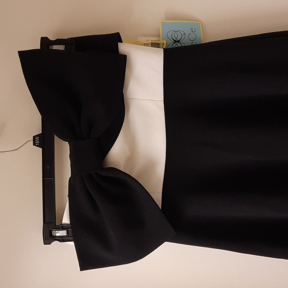 NWT, CeCe Colorblock Bow Dress (flaws) - Picture 5 of 16